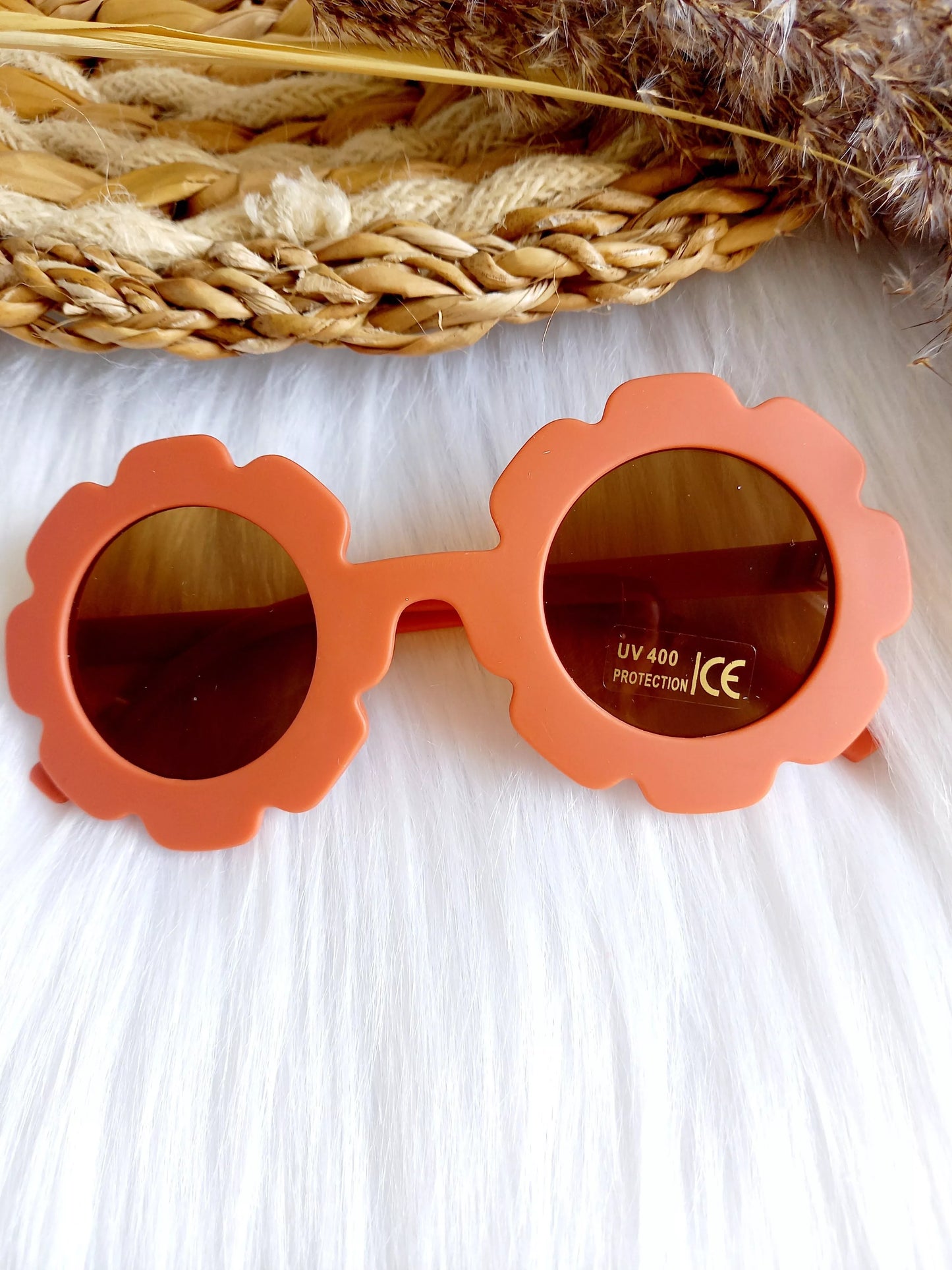 SUNGLASSES FLOWER RUND BLUSH