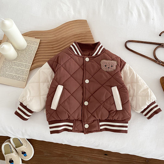 TIMMY BABY COTTON Warm Baseball Jacket