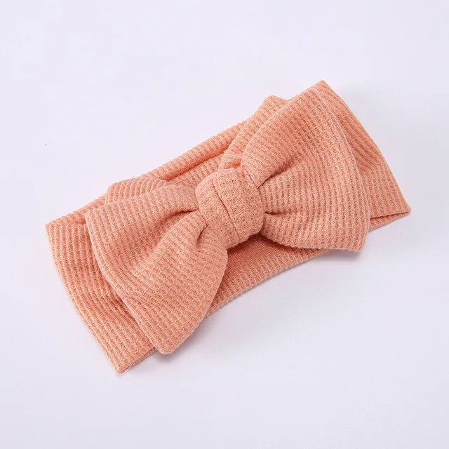 CHUNKY WAFFLE BOW HEADBAND