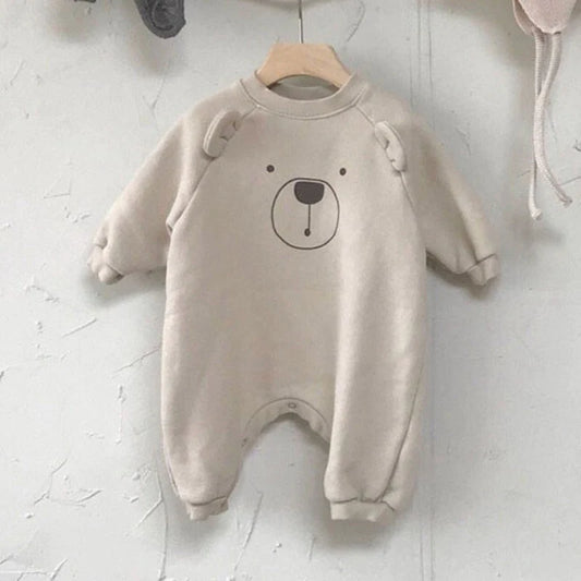 BEAR COTTON BABY JUMPSUIT