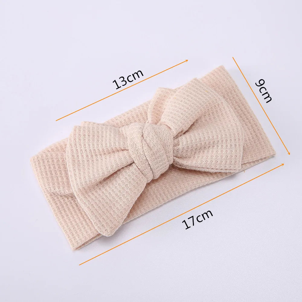 CHUNKY WAFFLE BOW HEADBAND