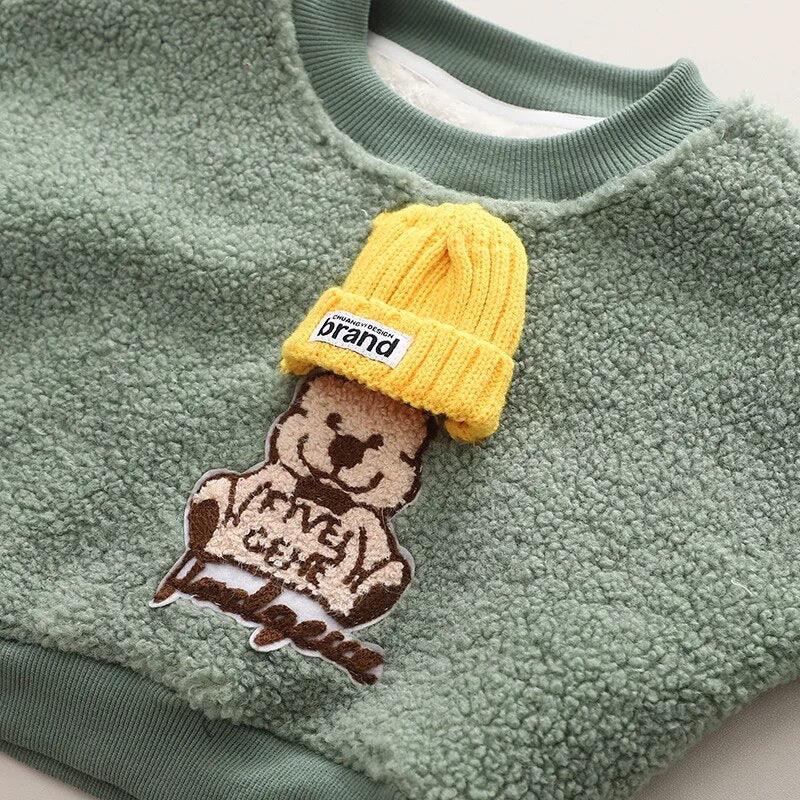 3-PIECE CASUAL WINTER BEAR SET