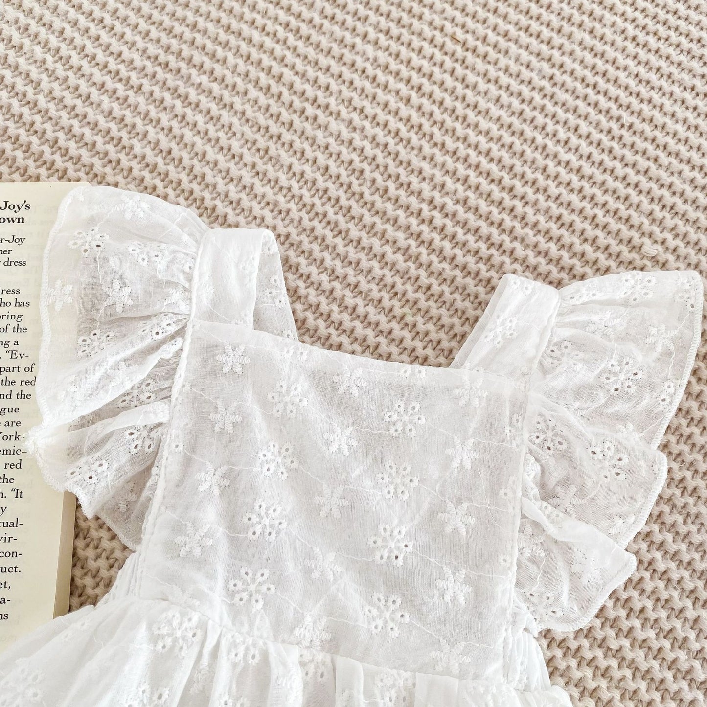 Princess Ruffles White Dress