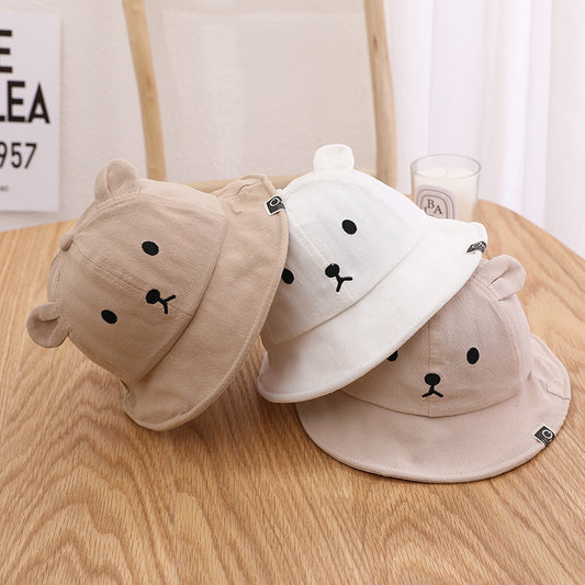 CUTE BEAR SPRING SUMMER BABY BUCKET HAT