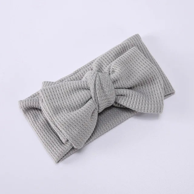 CHUNKY WAFFLE BOW HEADBAND