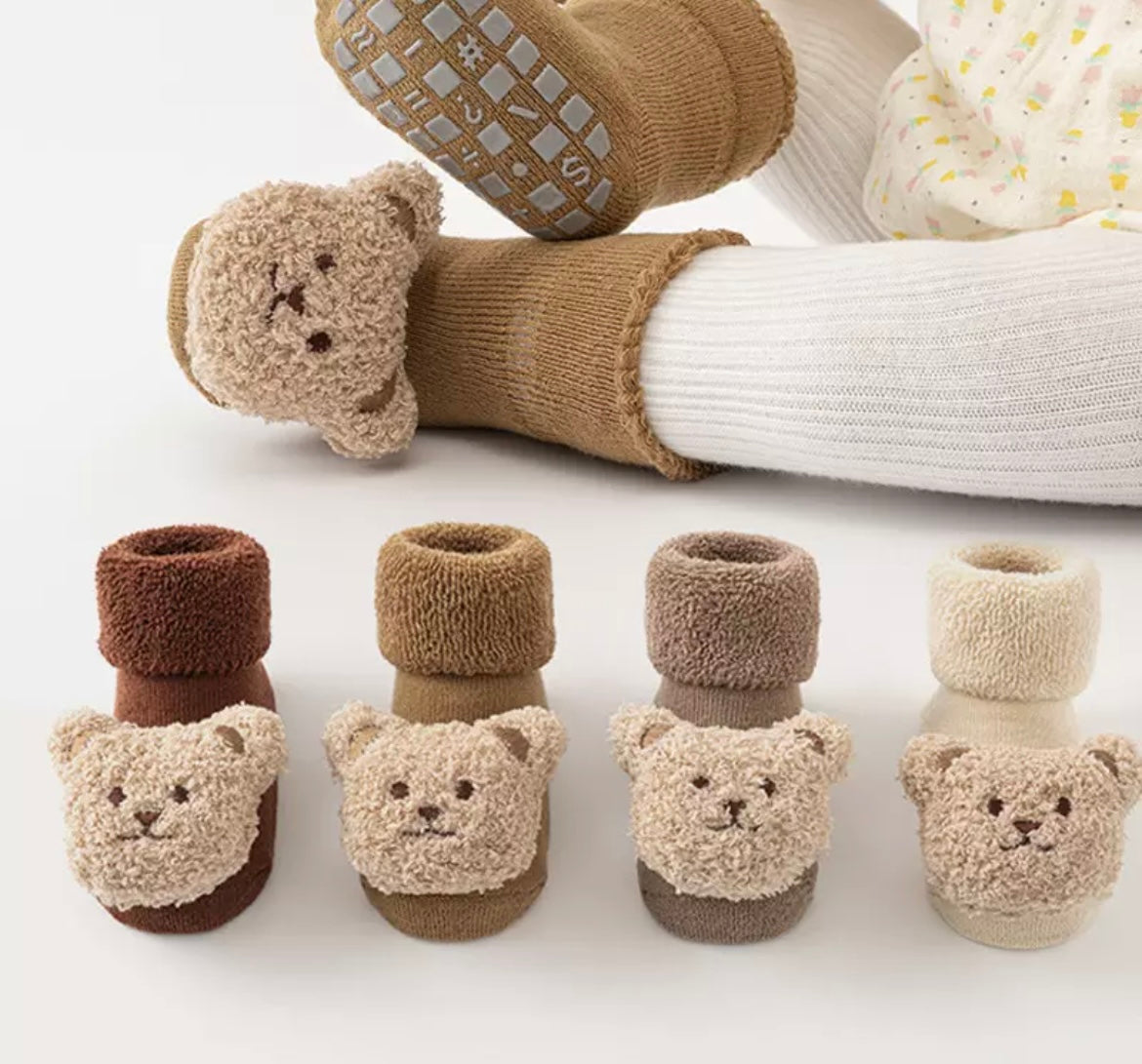 The Teddy Bear Sock Booties