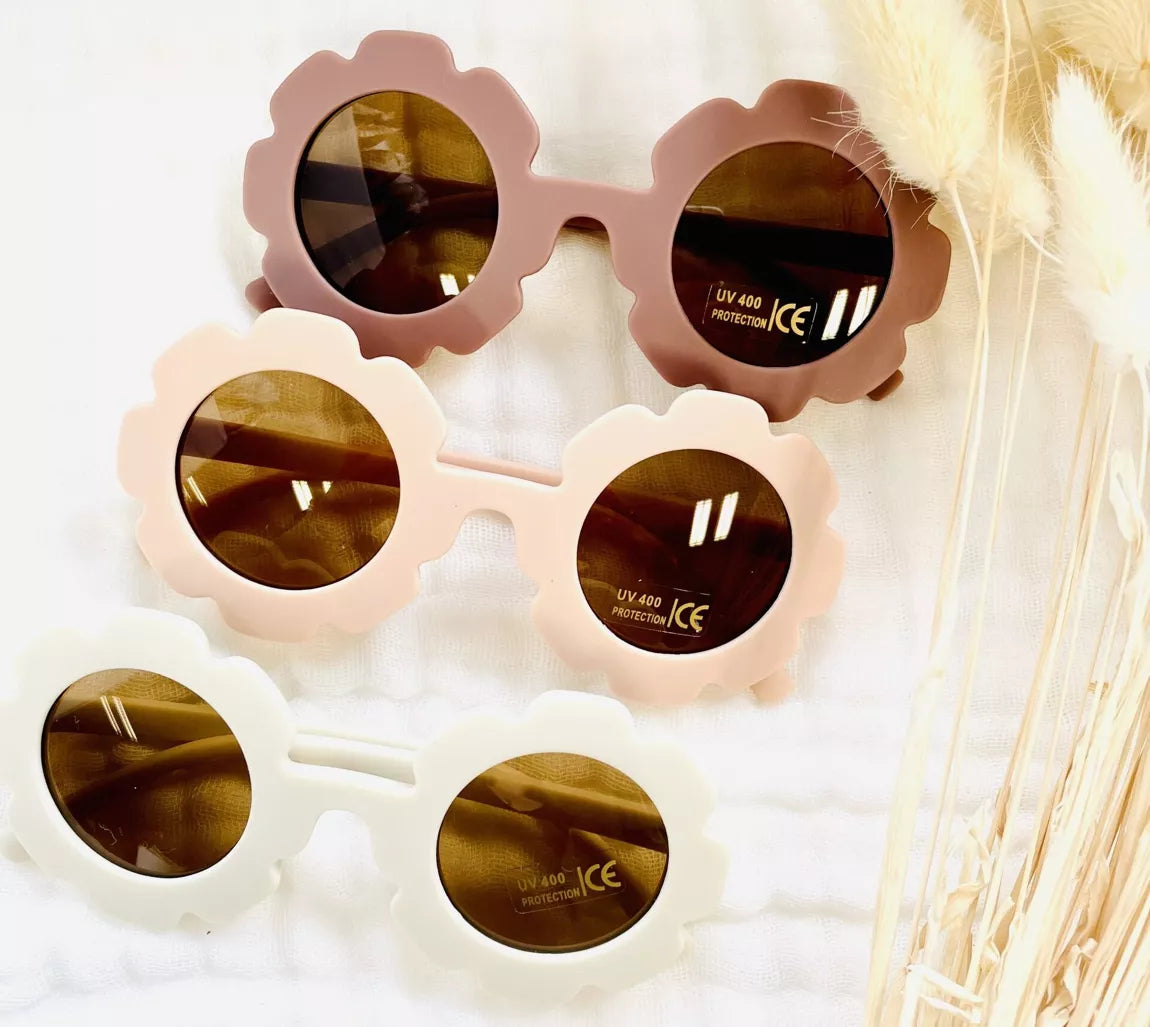 SUNGLASSES FLOWER RUND BLUSH