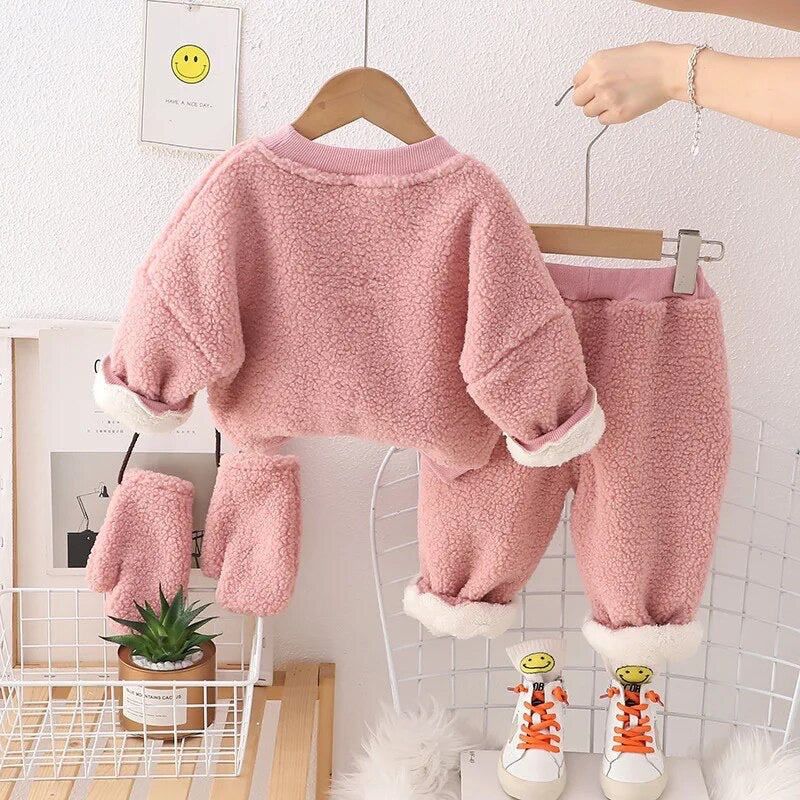 3-PIECE CASUAL WINTER BEAR SET