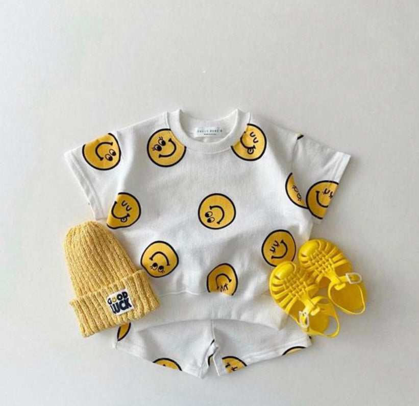 Set 2 pezzi SMILEY