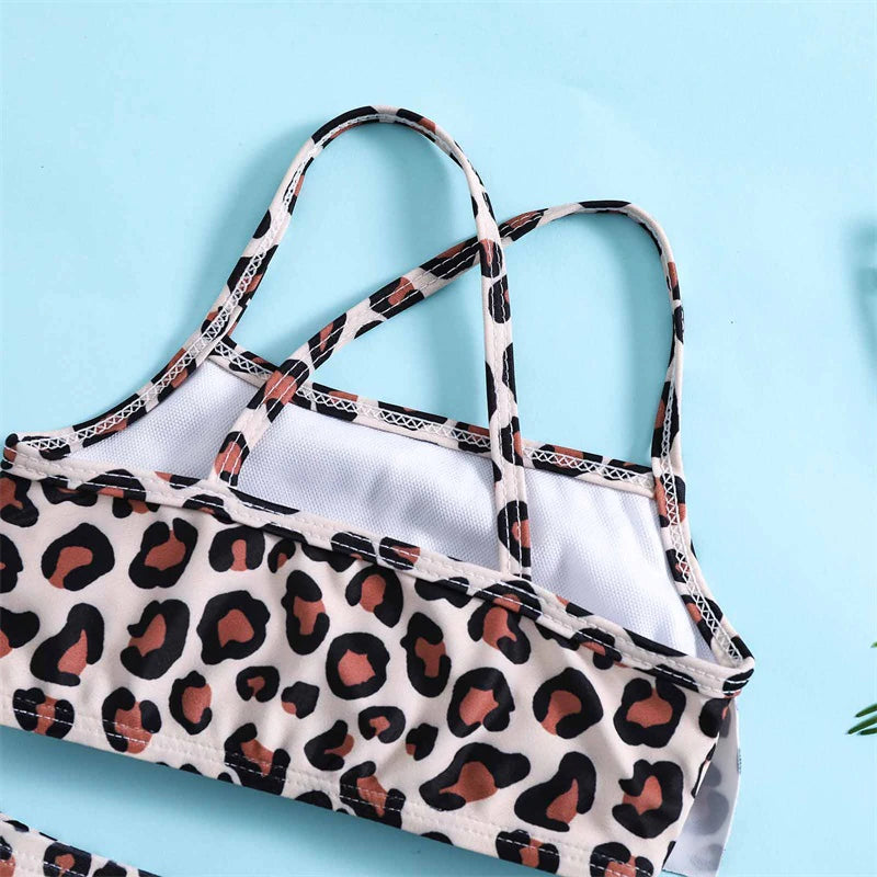 ELLA LEOPARD PRINT SWIM SET