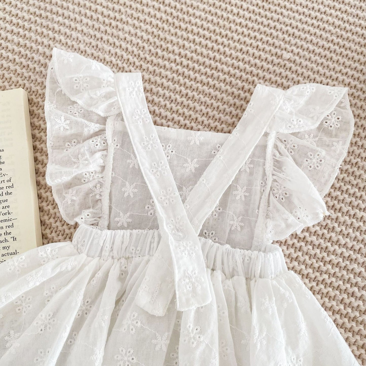 Princess Ruffles White Dress