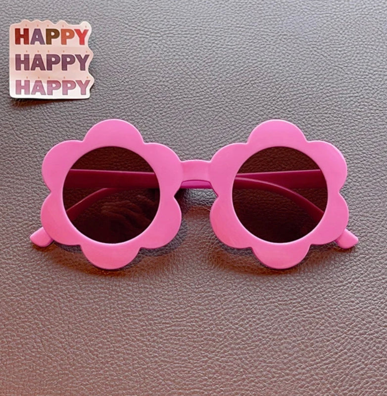 SUNGLASSES FLOWER RUND BLUSH