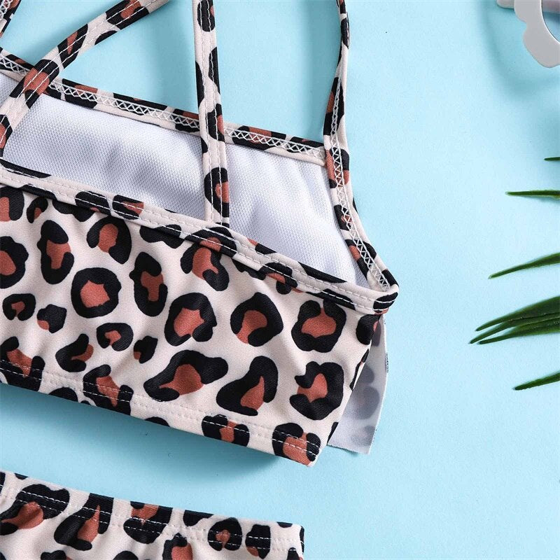 ELLA LEOPARD PRINT SWIM SET