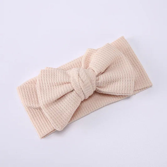 CHUNKY WAFFLE BOW HEADBAND