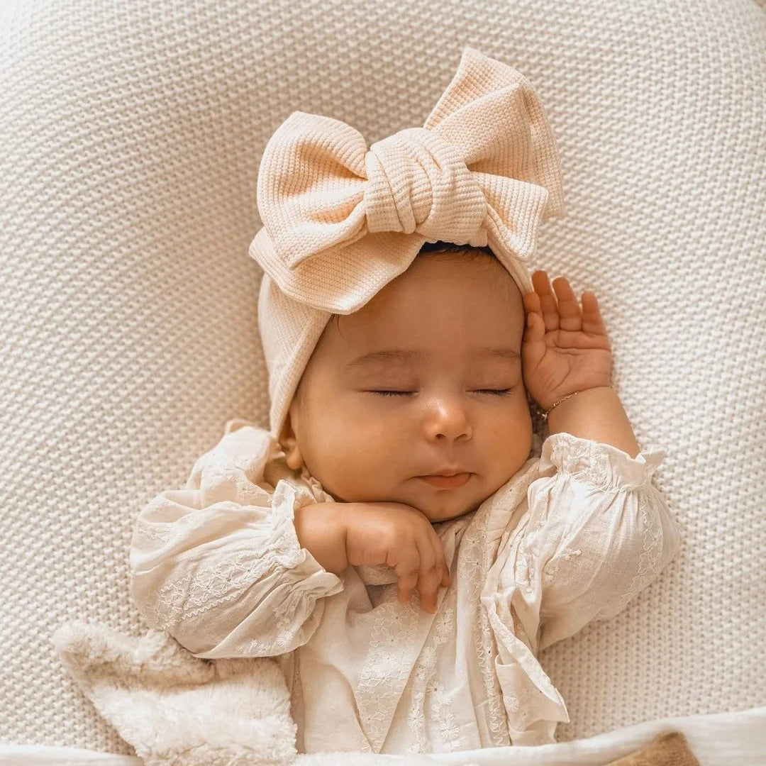 CHUNKY WAFFLE BOW HEADBAND