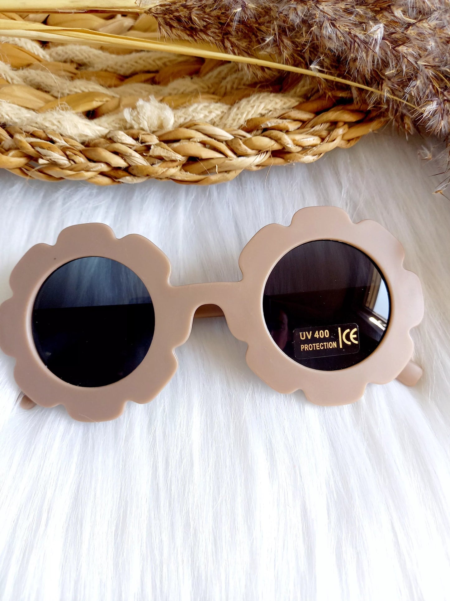 SUNGLASSES FLOWER RUND BLUSH