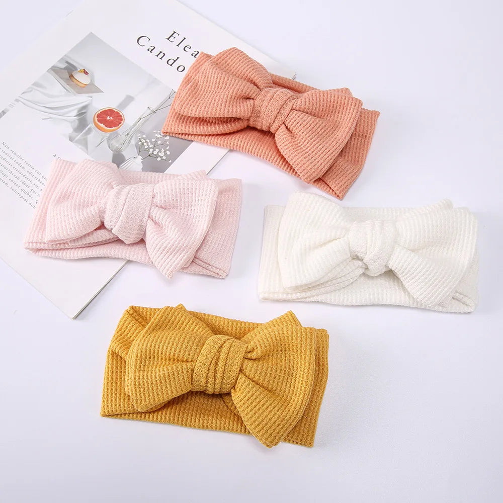 CHUNKY WAFFLE BOW HEADBAND