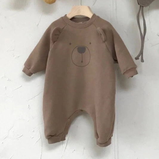 BEAR COTTON BABY JUMPSUIT