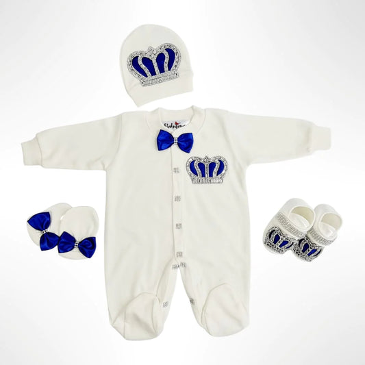 ROYAL BLUE ANGEL WINGS OUTFIT