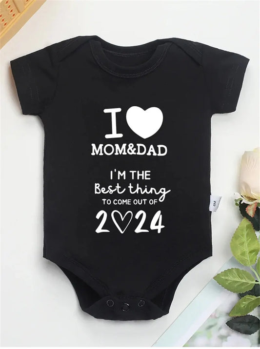 LOVE MAM & DAD BABY ROMPER