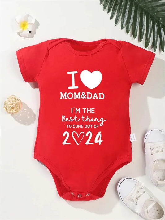 LOVE MAM & DAD BABY ROMPER