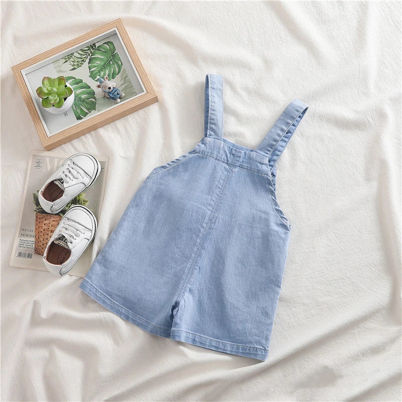 RICHY 100% Cotton Cute Overall Romper