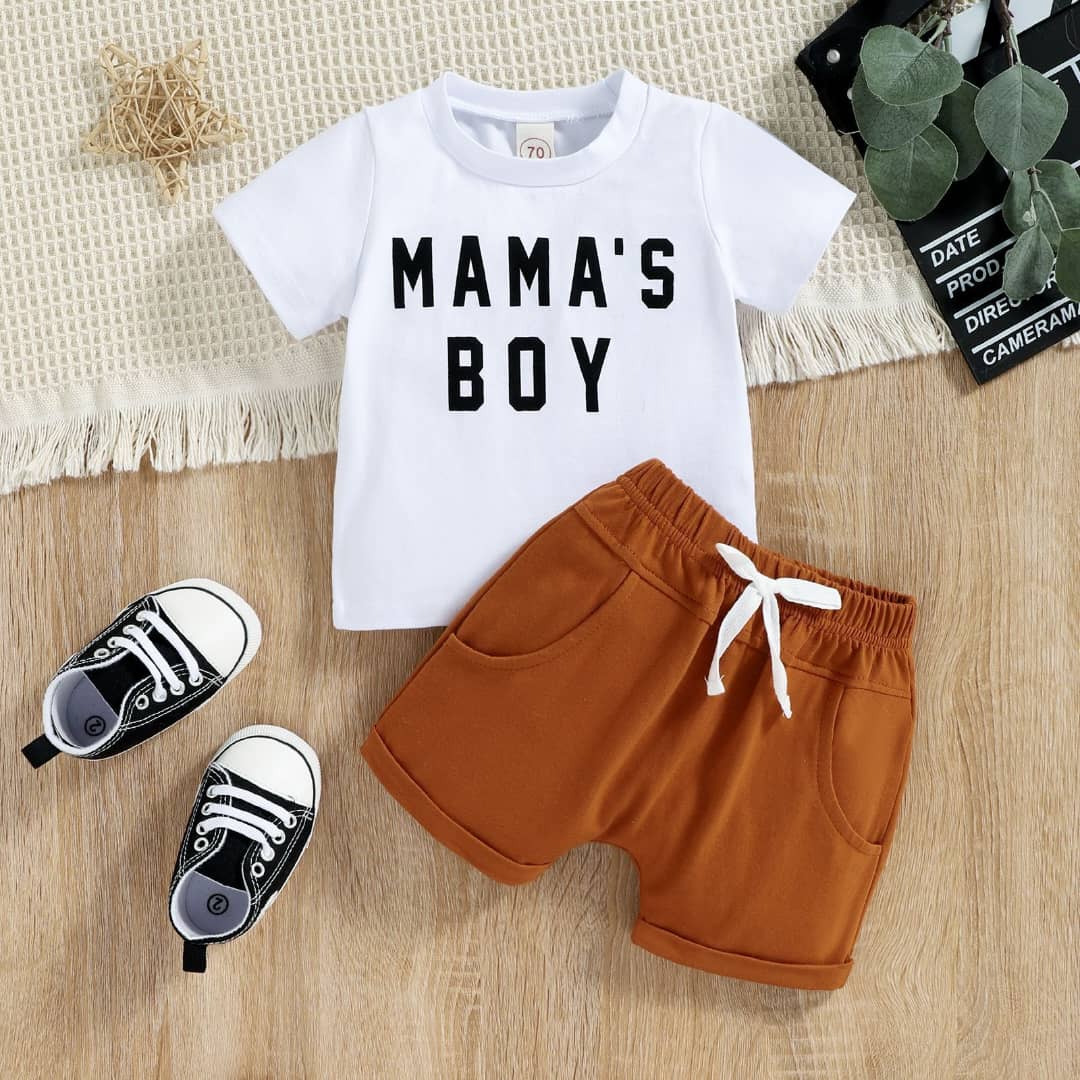 MAMA'S BOY OUTFIT SET