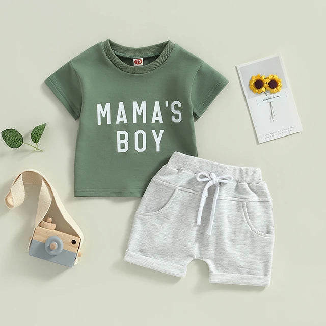 MAMA'S BOY OUTFIT SET