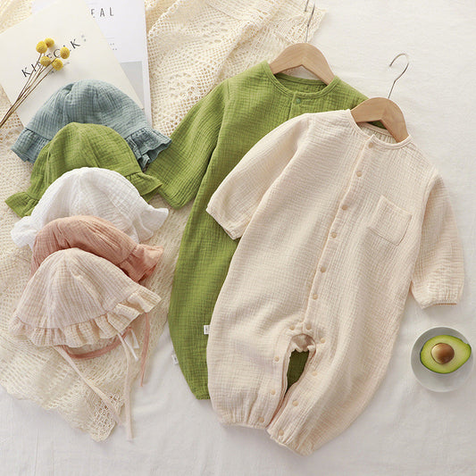 Baby Musselin Jumpsuit 2er Set