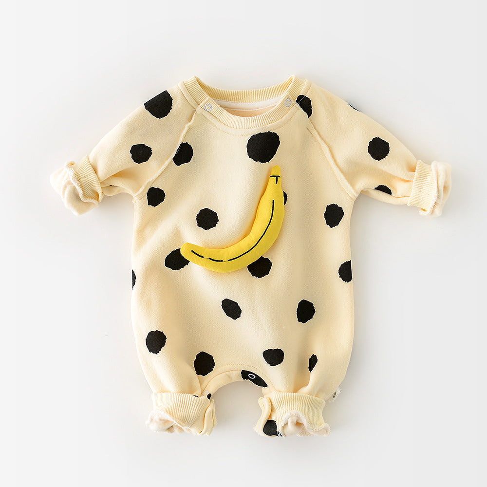 Banana store romper baby