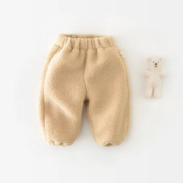 CARTOON BEAR FLEECE JOGGER