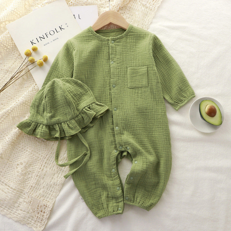 Baby Musselin Jumpsuit 2er Set