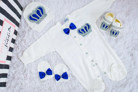 Angel Wings 4 Piece Set (Royal Blue)