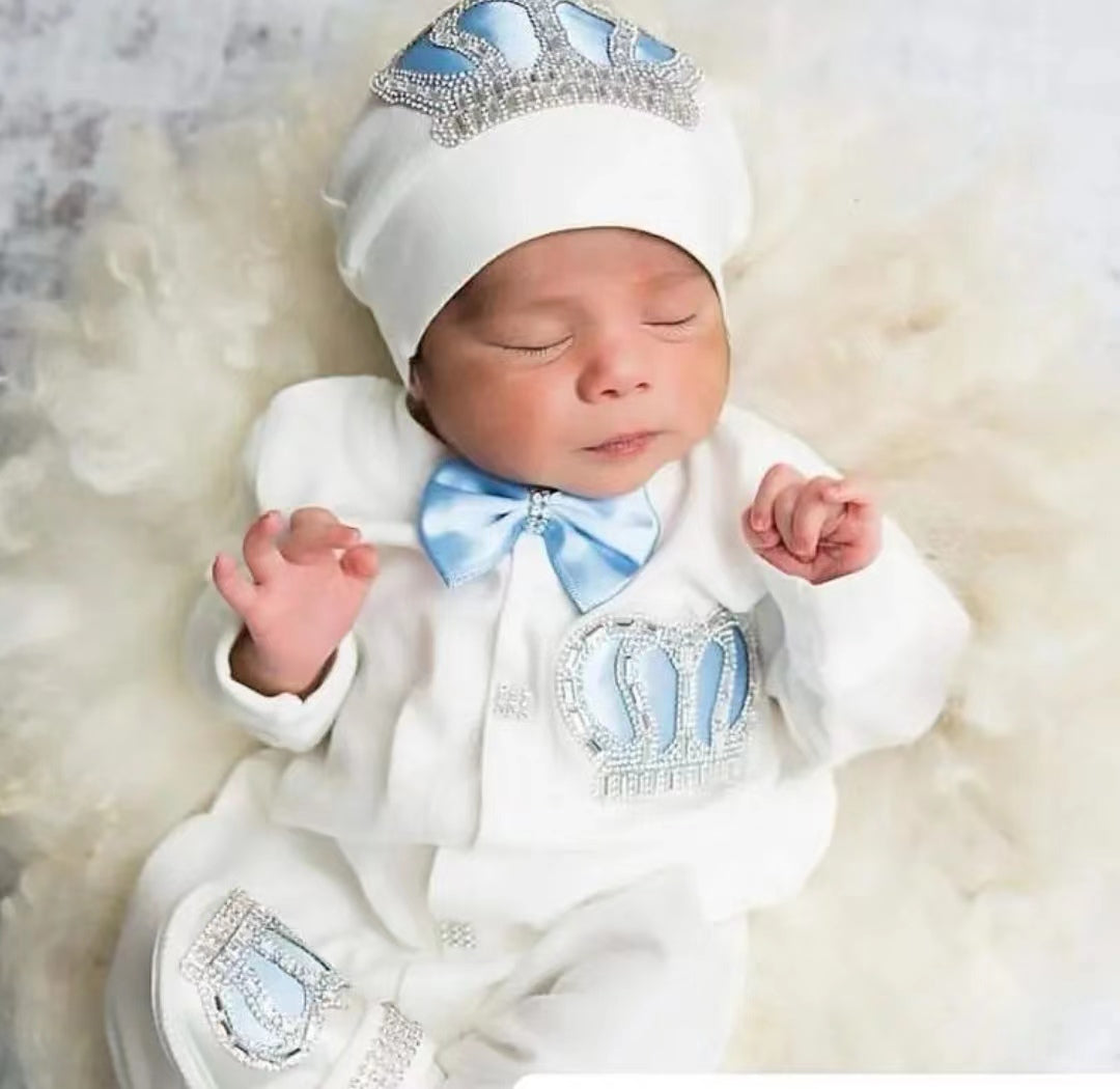 BABY BLUE ANGEL WINGS OUTFIT