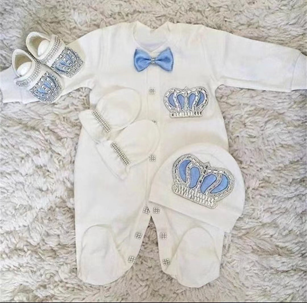 BABY BLUE ANGEL WINGS OUTFIT